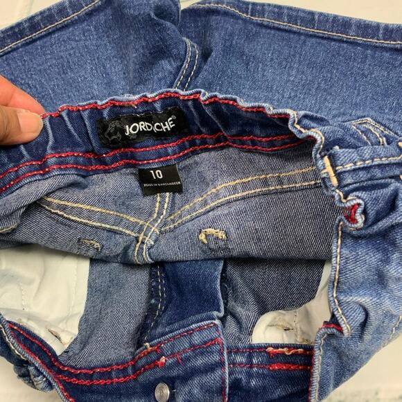 Jordache Patriotic Denim Shorts Medium Wash 10 G - Picture 4 of 6